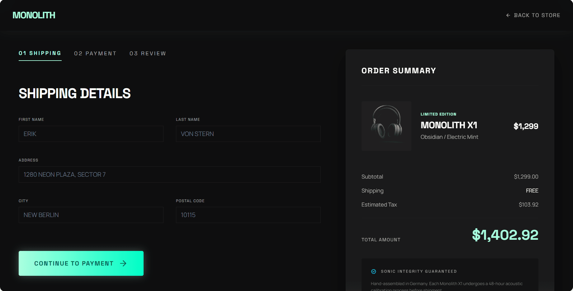 D2C Audio Store preview 2